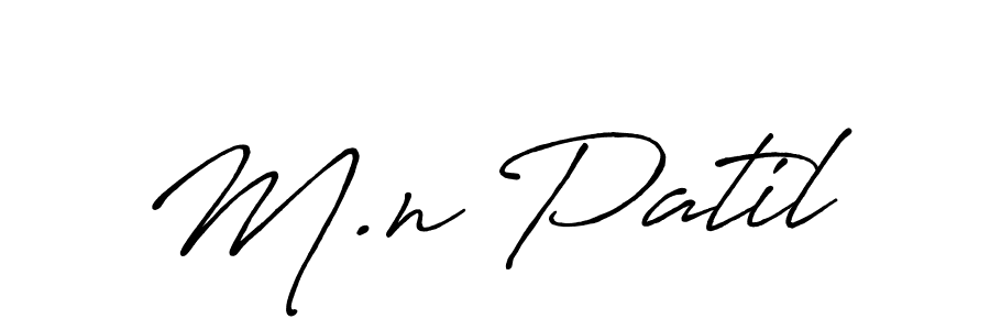 Also we have M.n Patil name is the best signature style. Create professional handwritten signature collection using Antro_Vectra_Bolder autograph style. M.n Patil signature style 7 images and pictures png