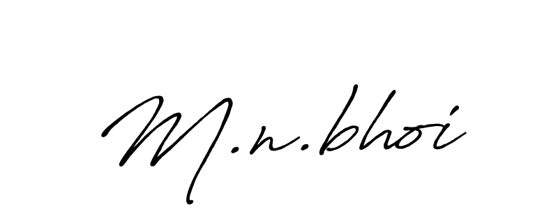 You should practise on your own different ways (Antro_Vectra_Bolder) to write your name (M.n.bhoi) in signature. don't let someone else do it for you. M.n.bhoi signature style 7 images and pictures png