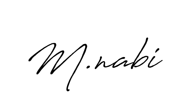 It looks lik you need a new signature style for name M.nabi. Design unique handwritten (Antro_Vectra_Bolder) signature with our free signature maker in just a few clicks. M.nabi signature style 7 images and pictures png