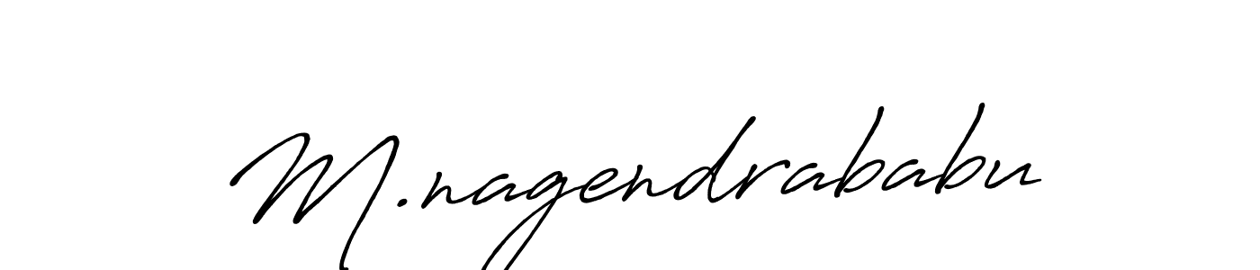 How to make M.nagendrababu signature? Antro_Vectra_Bolder is a professional autograph style. Create handwritten signature for M.nagendrababu name. M.nagendrababu signature style 7 images and pictures png