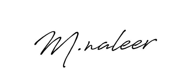 Antro_Vectra_Bolder is a professional signature style that is perfect for those who want to add a touch of class to their signature. It is also a great choice for those who want to make their signature more unique. Get M.naleer name to fancy signature for free. M.naleer signature style 7 images and pictures png