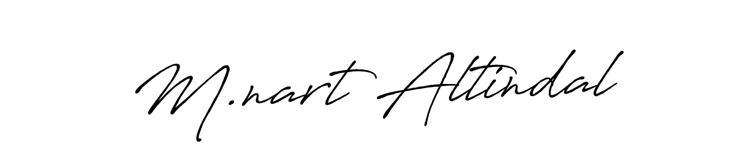 Use a signature maker to create a handwritten signature online. With this signature software, you can design (Antro_Vectra_Bolder) your own signature for name M.nart Altindal. M.nart Altindal signature style 7 images and pictures png