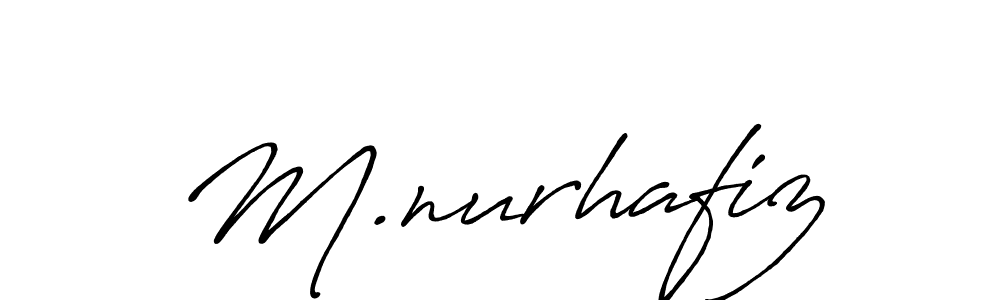 Also You can easily find your signature by using the search form. We will create M.nurhafiz name handwritten signature images for you free of cost using Antro_Vectra_Bolder sign style. M.nurhafiz signature style 7 images and pictures png