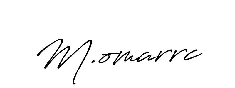 Also we have M.omarrc name is the best signature style. Create professional handwritten signature collection using Antro_Vectra_Bolder autograph style. M.omarrc signature style 7 images and pictures png