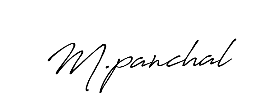 Make a beautiful signature design for name M.panchal. Use this online signature maker to create a handwritten signature for free. M.panchal signature style 7 images and pictures png