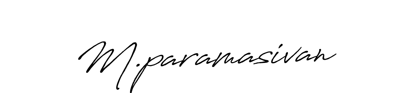 The best way (Antro_Vectra_Bolder) to make a short signature is to pick only two or three words in your name. The name M.paramasivan include a total of six letters. For converting this name. M.paramasivan signature style 7 images and pictures png