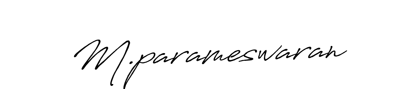 How to Draw M.parameswaran signature style? Antro_Vectra_Bolder is a latest design signature styles for name M.parameswaran. M.parameswaran signature style 7 images and pictures png