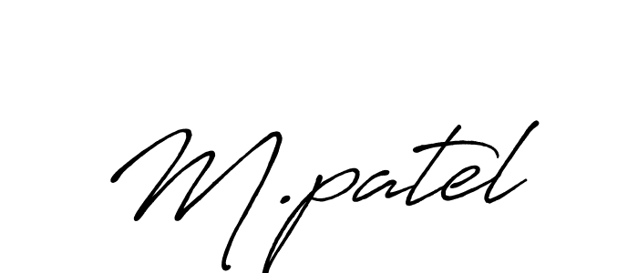 Best and Professional Signature Style for M.patel. Antro_Vectra_Bolder Best Signature Style Collection. M.patel signature style 7 images and pictures png