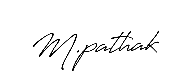 Make a beautiful signature design for name M.pathak. Use this online signature maker to create a handwritten signature for free. M.pathak signature style 7 images and pictures png