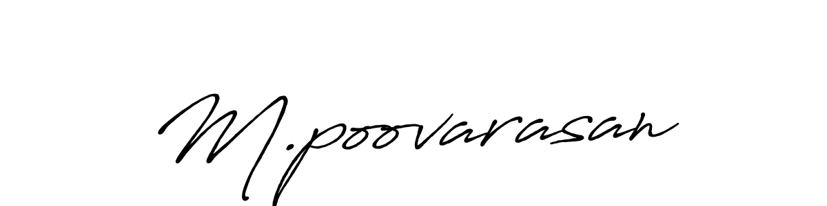 It looks lik you need a new signature style for name M.poovarasan. Design unique handwritten (Antro_Vectra_Bolder) signature with our free signature maker in just a few clicks. M.poovarasan signature style 7 images and pictures png