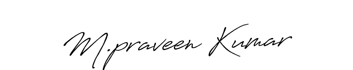 Make a beautiful signature design for name M.praveen Kumar. Use this online signature maker to create a handwritten signature for free. M.praveen Kumar signature style 7 images and pictures png