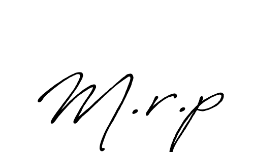 Use a signature maker to create a handwritten signature online. With this signature software, you can design (Antro_Vectra_Bolder) your own signature for name M.r.p. M.r.p signature style 7 images and pictures png
