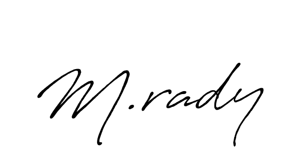 How to Draw M.rady signature style? Antro_Vectra_Bolder is a latest design signature styles for name M.rady. M.rady signature style 7 images and pictures png