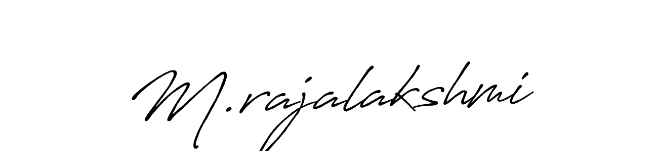 Similarly Antro_Vectra_Bolder is the best handwritten signature design. Signature creator online .You can use it as an online autograph creator for name M.rajalakshmi. M.rajalakshmi signature style 7 images and pictures png