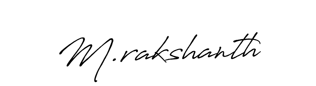 See photos of M.rakshanth official signature by Spectra . Check more albums & portfolios. Read reviews & check more about Antro_Vectra_Bolder font. M.rakshanth signature style 7 images and pictures png