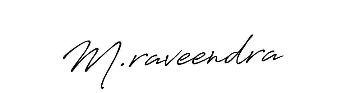 How to make M.raveendra signature? Antro_Vectra_Bolder is a professional autograph style. Create handwritten signature for M.raveendra name. M.raveendra signature style 7 images and pictures png