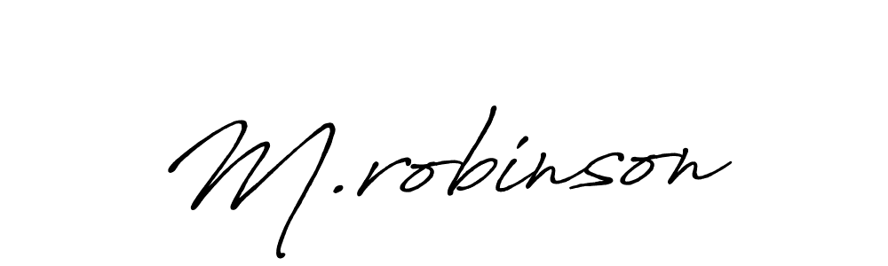 Similarly Antro_Vectra_Bolder is the best handwritten signature design. Signature creator online .You can use it as an online autograph creator for name M.robinson. M.robinson signature style 7 images and pictures png