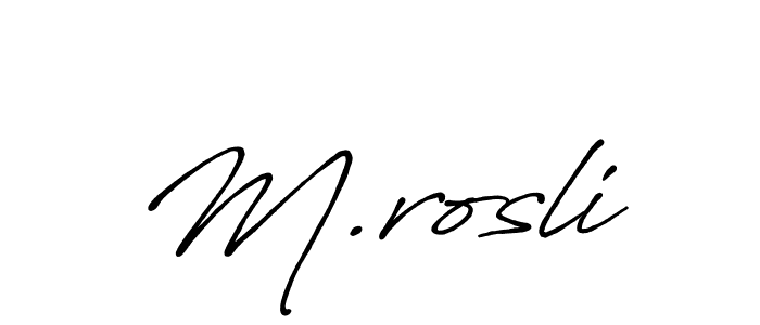 Make a short M.rosli signature style. Manage your documents anywhere anytime using Antro_Vectra_Bolder. Create and add eSignatures, submit forms, share and send files easily. M.rosli signature style 7 images and pictures png