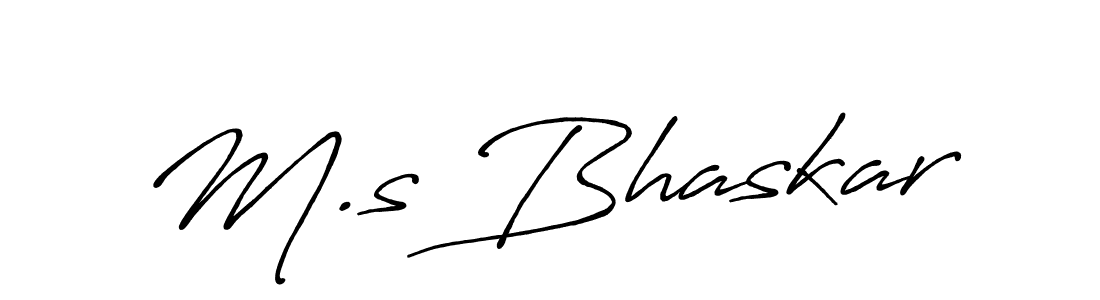 M.s Bhaskar stylish signature style. Best Handwritten Sign (Antro_Vectra_Bolder) for my name. Handwritten Signature Collection Ideas for my name M.s Bhaskar. M.s Bhaskar signature style 7 images and pictures png