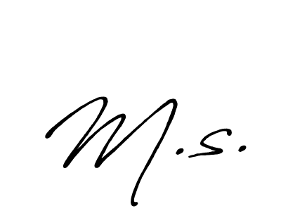 You should practise on your own different ways (Antro_Vectra_Bolder) to write your name (M.s.) in signature. don't let someone else do it for you. M.s. signature style 7 images and pictures png