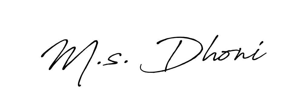 Also You can easily find your signature by using the search form. We will create M.s. Dhoni name handwritten signature images for you free of cost using Antro_Vectra_Bolder sign style. M.s. Dhoni signature style 7 images and pictures png