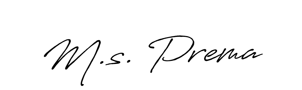 Antro_Vectra_Bolder is a professional signature style that is perfect for those who want to add a touch of class to their signature. It is also a great choice for those who want to make their signature more unique. Get M.s. Prema name to fancy signature for free. M.s. Prema signature style 7 images and pictures png