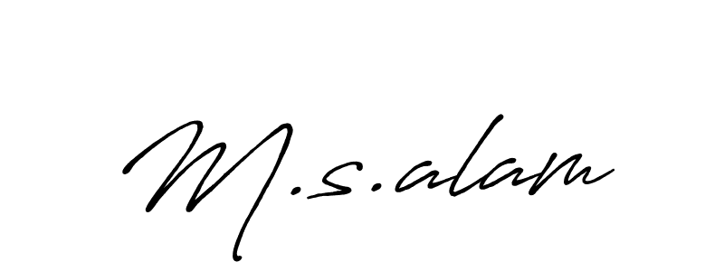 Antro_Vectra_Bolder is a professional signature style that is perfect for those who want to add a touch of class to their signature. It is also a great choice for those who want to make their signature more unique. Get M.s.alam name to fancy signature for free. M.s.alam signature style 7 images and pictures png