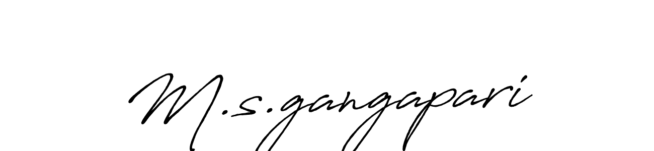 Make a short M.s.gangapari signature style. Manage your documents anywhere anytime using Antro_Vectra_Bolder. Create and add eSignatures, submit forms, share and send files easily. M.s.gangapari signature style 7 images and pictures png