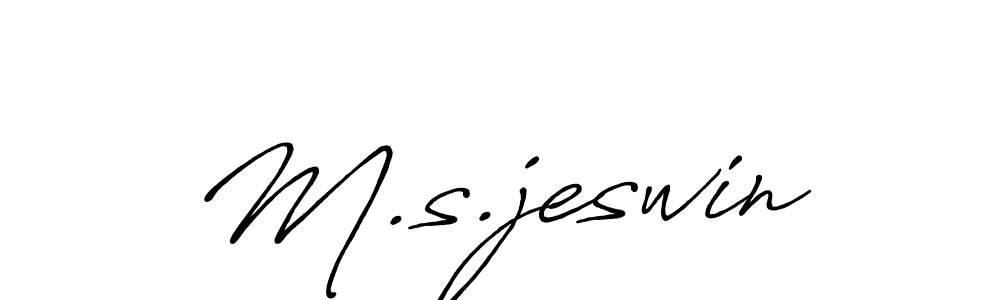 Similarly Antro_Vectra_Bolder is the best handwritten signature design. Signature creator online .You can use it as an online autograph creator for name M.s.jeswin. M.s.jeswin signature style 7 images and pictures png