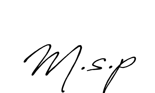 Once you've used our free online signature maker to create your best signature Antro_Vectra_Bolder style, it's time to enjoy all of the benefits that M.s.p name signing documents. M.s.p signature style 7 images and pictures png