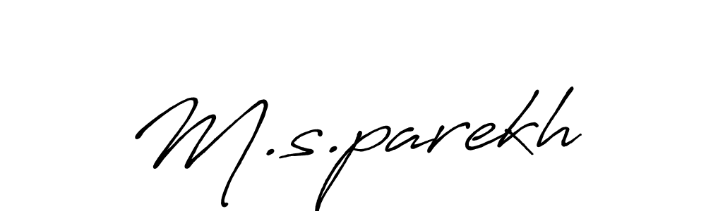 Make a beautiful signature design for name M.s.parekh. Use this online signature maker to create a handwritten signature for free. M.s.parekh signature style 7 images and pictures png