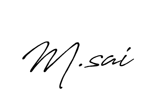 Once you've used our free online signature maker to create your best signature Antro_Vectra_Bolder style, it's time to enjoy all of the benefits that M.sai name signing documents. M.sai signature style 7 images and pictures png