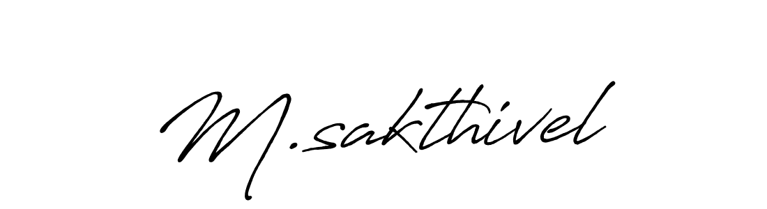 Make a beautiful signature design for name M.sakthivel. Use this online signature maker to create a handwritten signature for free. M.sakthivel signature style 7 images and pictures png