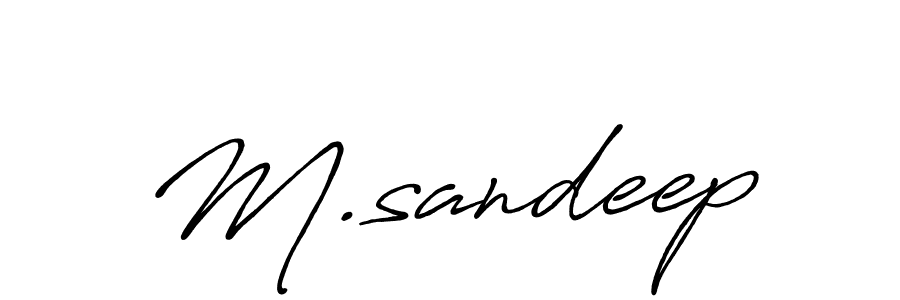 Make a beautiful signature design for name M.sandeep. Use this online signature maker to create a handwritten signature for free. M.sandeep signature style 7 images and pictures png