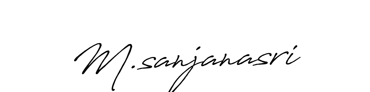 Also You can easily find your signature by using the search form. We will create M.sanjanasri name handwritten signature images for you free of cost using Antro_Vectra_Bolder sign style. M.sanjanasri signature style 7 images and pictures png