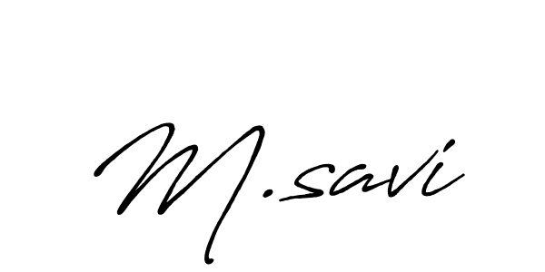 Antro_Vectra_Bolder is a professional signature style that is perfect for those who want to add a touch of class to their signature. It is also a great choice for those who want to make their signature more unique. Get M.savi name to fancy signature for free. M.savi signature style 7 images and pictures png