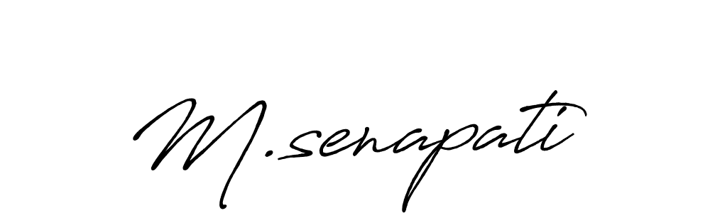 M.senapati stylish signature style. Best Handwritten Sign (Antro_Vectra_Bolder) for my name. Handwritten Signature Collection Ideas for my name M.senapati. M.senapati signature style 7 images and pictures png