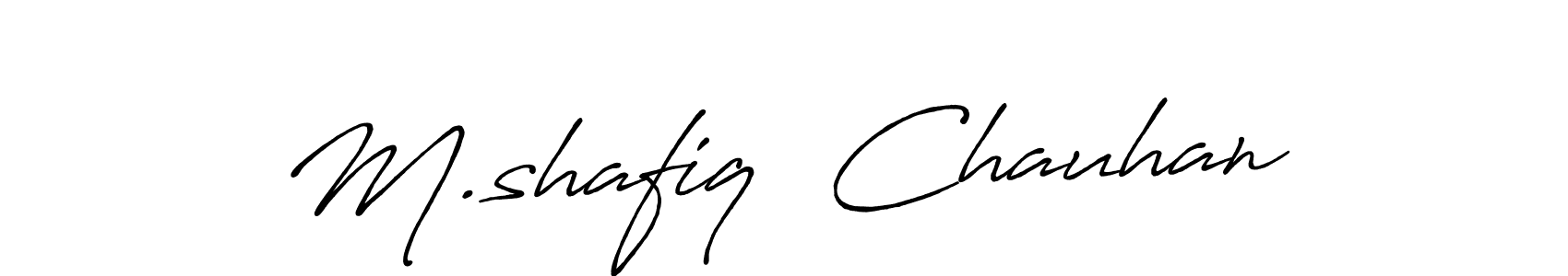 It looks lik you need a new signature style for name M.shafiq  Chauhan. Design unique handwritten (Antro_Vectra_Bolder) signature with our free signature maker in just a few clicks. M.shafiq  Chauhan signature style 7 images and pictures png