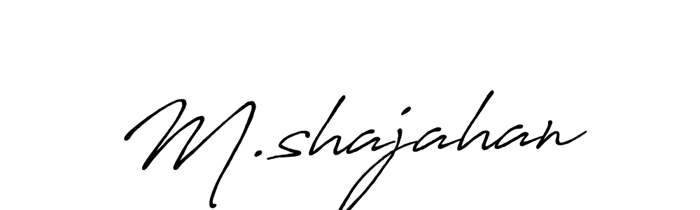 Best and Professional Signature Style for M.shajahan. Antro_Vectra_Bolder Best Signature Style Collection. M.shajahan signature style 7 images and pictures png