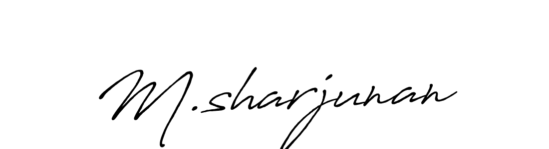 Here are the top 10 professional signature styles for the name M.sharjunan. These are the best autograph styles you can use for your name. M.sharjunan signature style 7 images and pictures png