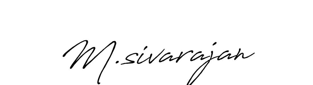 How to Draw M.sivarajan signature style? Antro_Vectra_Bolder is a latest design signature styles for name M.sivarajan. M.sivarajan signature style 7 images and pictures png