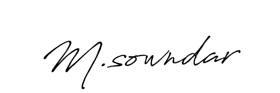 It looks lik you need a new signature style for name M.sowndar. Design unique handwritten (Antro_Vectra_Bolder) signature with our free signature maker in just a few clicks. M.sowndar signature style 7 images and pictures png