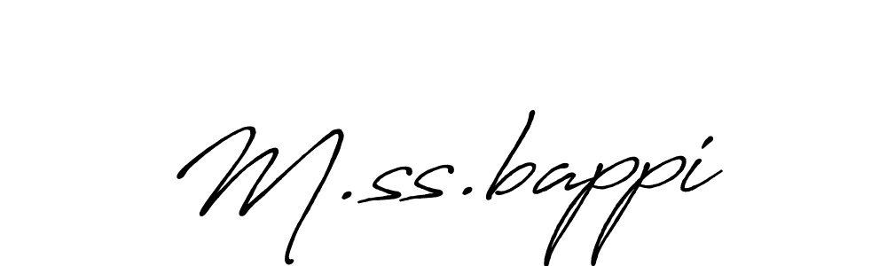 Also You can easily find your signature by using the search form. We will create M.ss.bappi name handwritten signature images for you free of cost using Antro_Vectra_Bolder sign style. M.ss.bappi signature style 7 images and pictures png