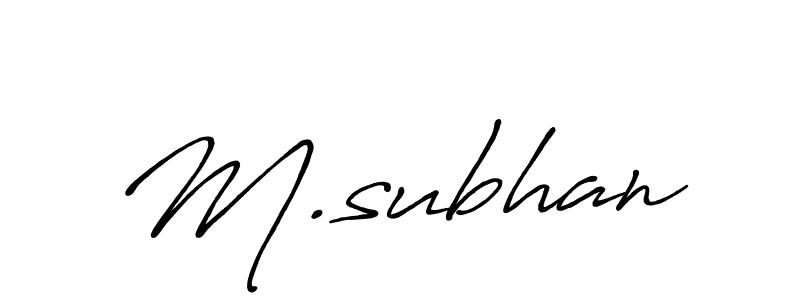 How to Draw M.subhan signature style? Antro_Vectra_Bolder is a latest design signature styles for name M.subhan. M.subhan signature style 7 images and pictures png