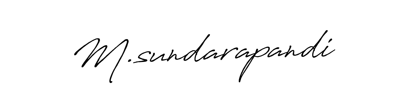 Make a short M.sundarapandi signature style. Manage your documents anywhere anytime using Antro_Vectra_Bolder. Create and add eSignatures, submit forms, share and send files easily. M.sundarapandi signature style 7 images and pictures png