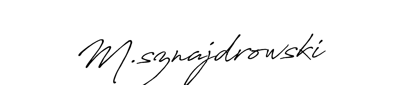 Make a short M.sznajdrowski signature style. Manage your documents anywhere anytime using Antro_Vectra_Bolder. Create and add eSignatures, submit forms, share and send files easily. M.sznajdrowski signature style 7 images and pictures png