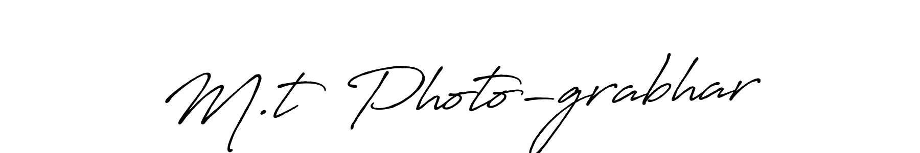 Similarly Antro_Vectra_Bolder is the best handwritten signature design. Signature creator online .You can use it as an online autograph creator for name M.t  Photo-grabhar. M.t  Photo-grabhar signature style 7 images and pictures png