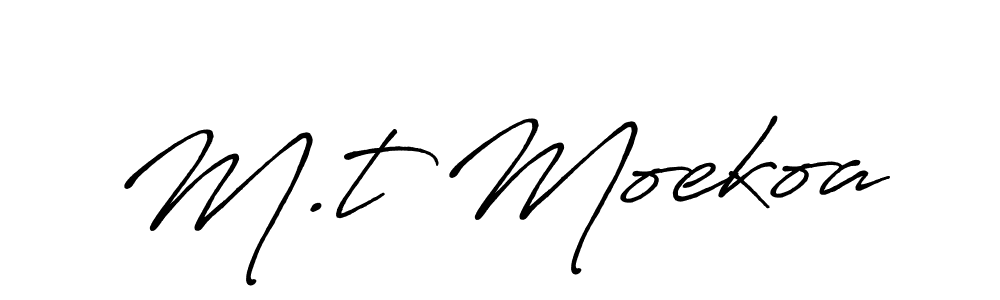 Make a beautiful signature design for name M.t Moekoa. Use this online signature maker to create a handwritten signature for free. M.t Moekoa signature style 7 images and pictures png