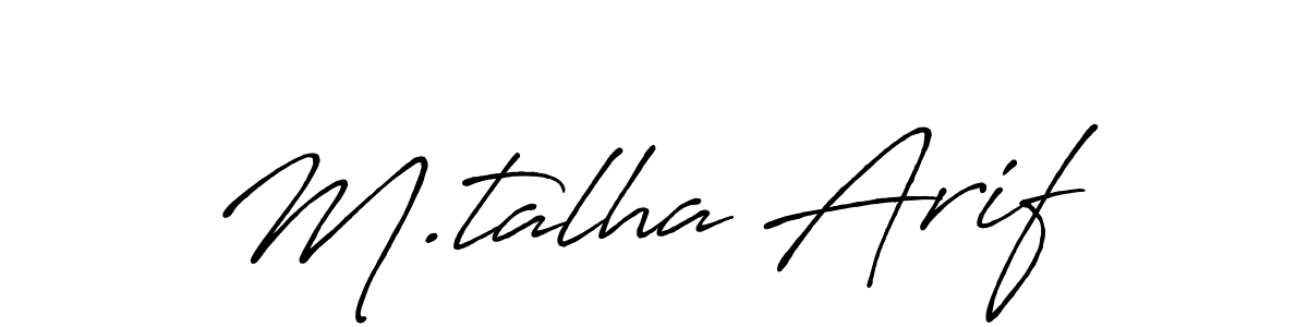 Best and Professional Signature Style for M.talha Arif. Antro_Vectra_Bolder Best Signature Style Collection. M.talha Arif signature style 7 images and pictures png