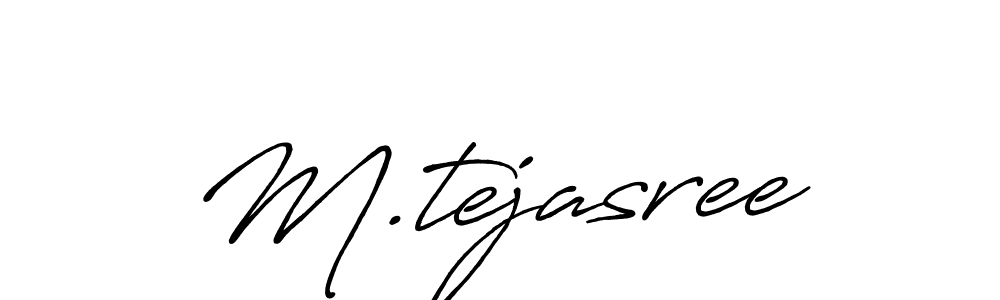 Also You can easily find your signature by using the search form. We will create M.tejasree name handwritten signature images for you free of cost using Antro_Vectra_Bolder sign style. M.tejasree signature style 7 images and pictures png